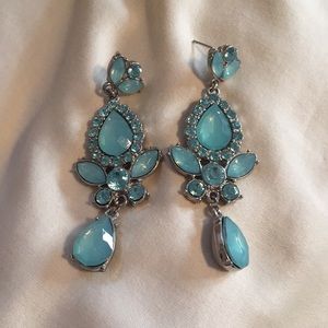 Light teal earrings